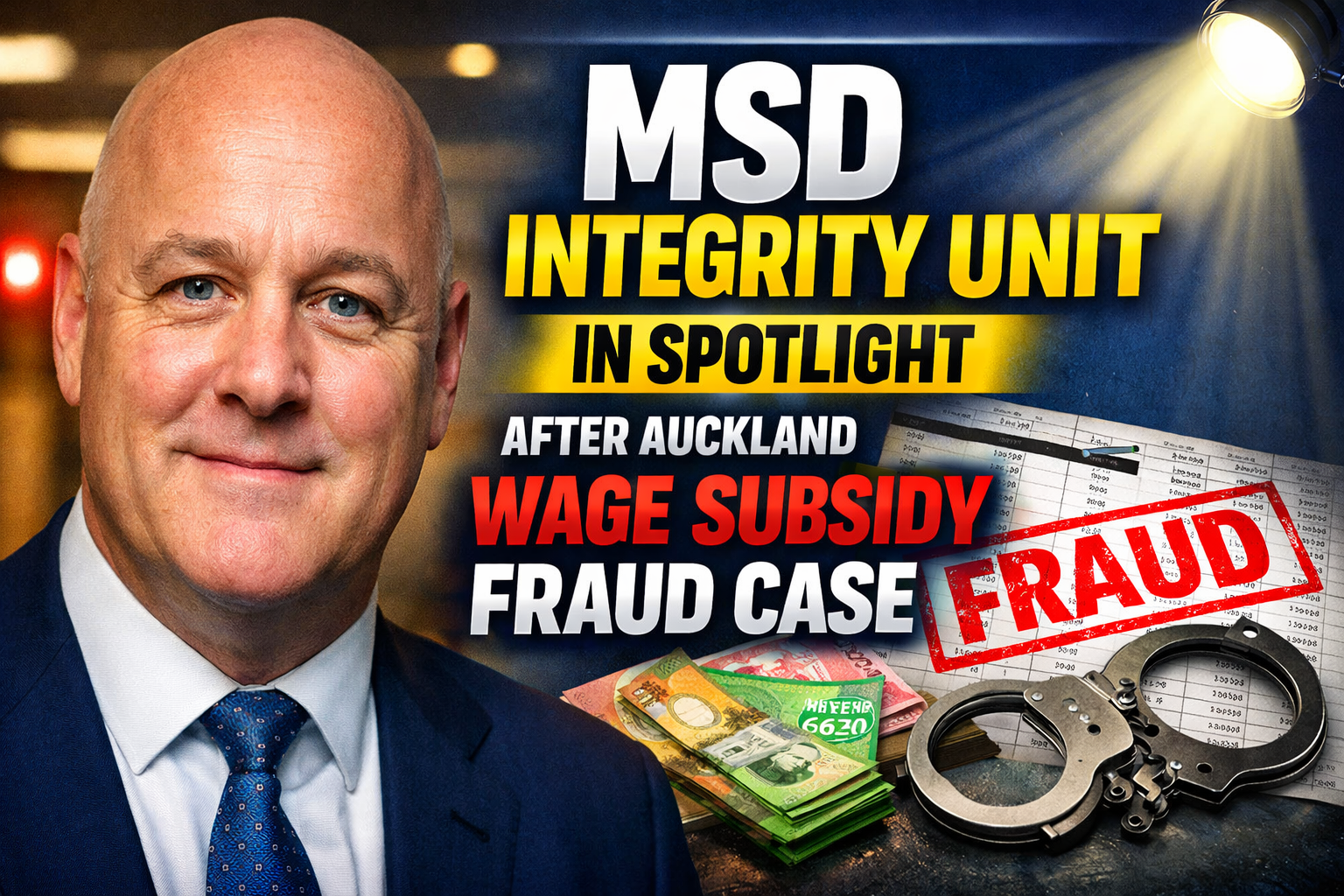 MSD Integrity Unit in Spotlight After Auckland Wage Subsidy Fraud Case