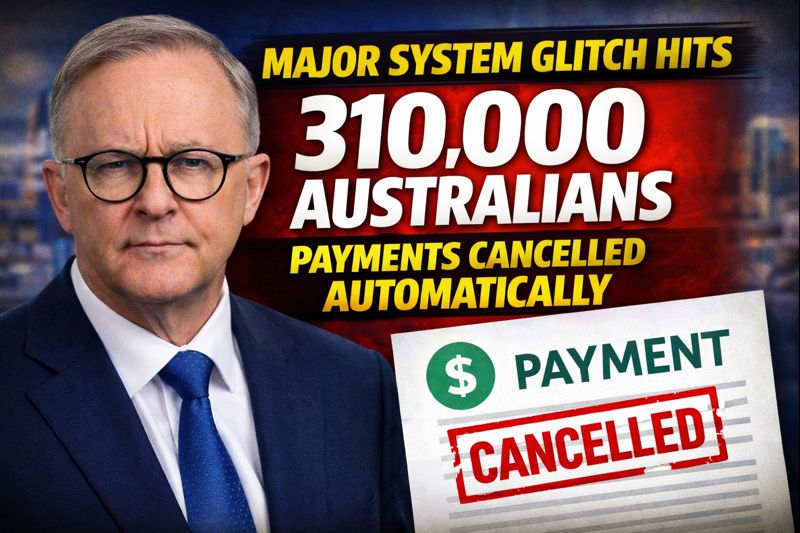 Major System Glitch Hits 310,000 Australians, Payments Cancelled Automatically