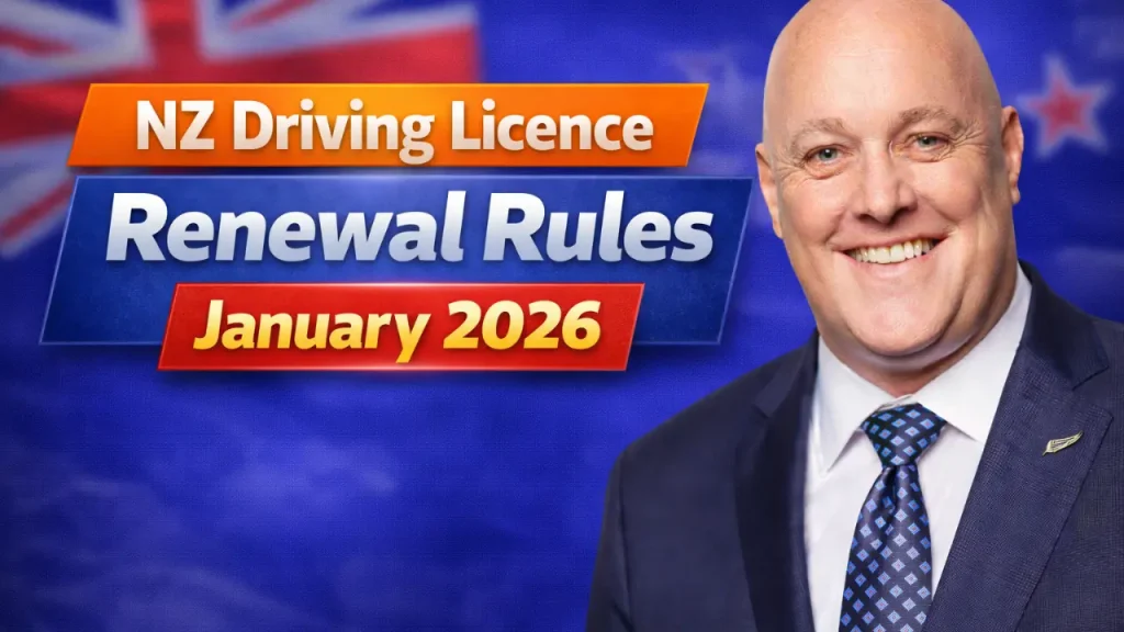 NZ Driving Licence Renewal Rules January 2026 What Seniors Over 60 Need to Know