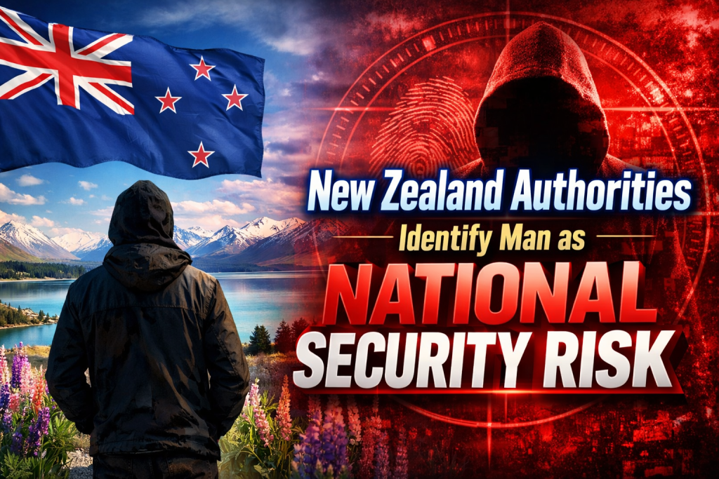 New Zealand Authorities Identify Man as National Security Risk