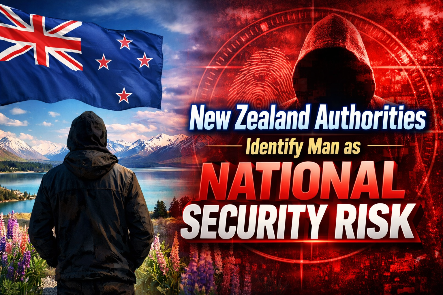 New Zealand Authorities Identify Man as National Security Risk
