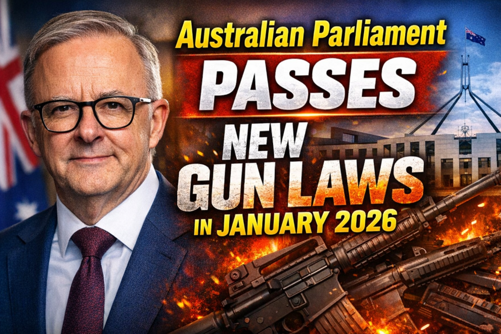 Australian Parliament Passes New Gun Laws in January 2026 What Changes for Firearm Owners