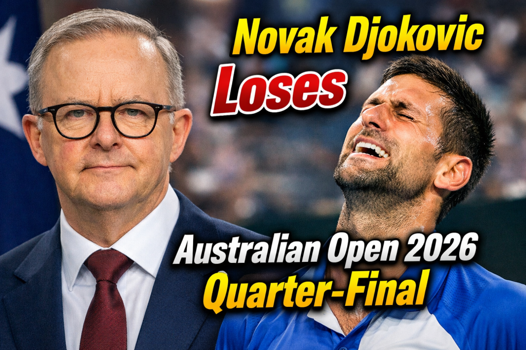 End of a Run Novak Djokovic Loses Australian Open 2026 Quarter-Final