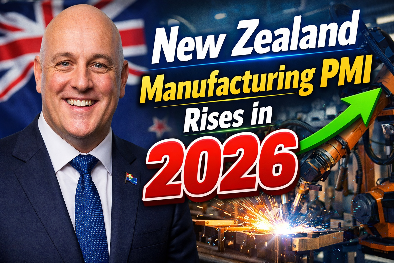 New Zealand Manufacturing PMI Rises in 2026 Business Confidence Grows on Interest Rate Cut Hopes