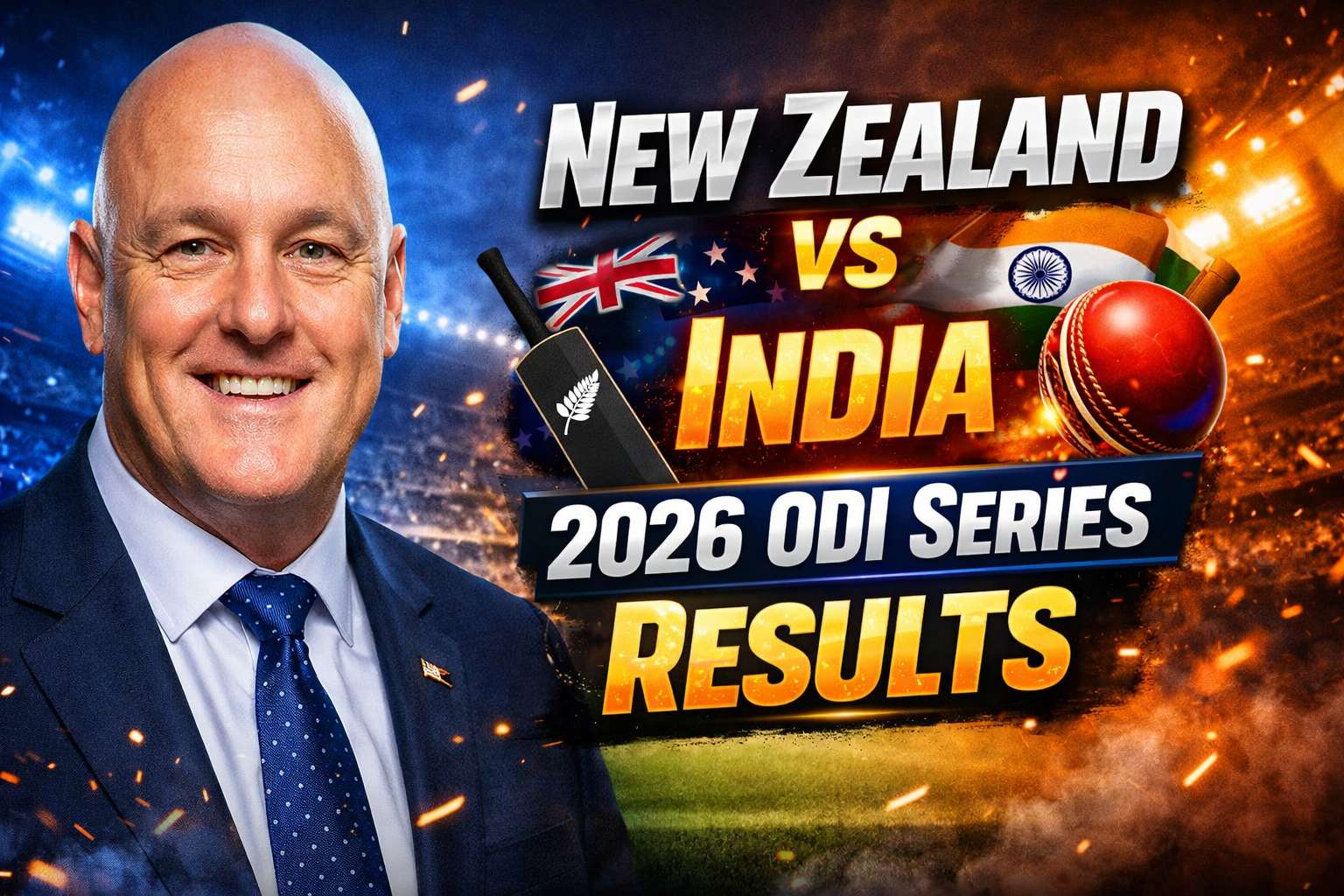 New Zealand vs India 2026 ODI Series Results Black Caps Performance, Scores & Highlights