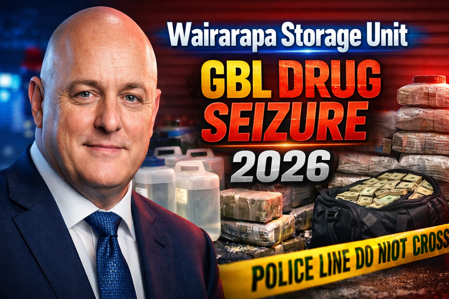 Wairarapa Storage Unit GBL Drug Seizure 2026 Police Investigation and Latest Updates