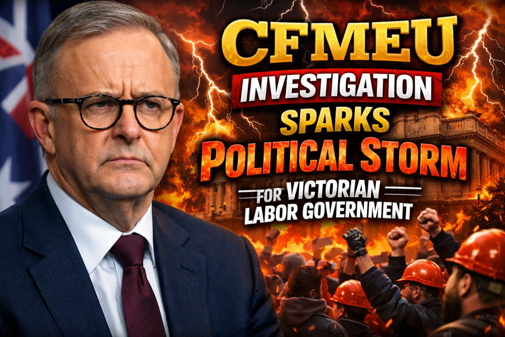 CFMEU Investigation Sparks Political Storm for Victorian Labor Government