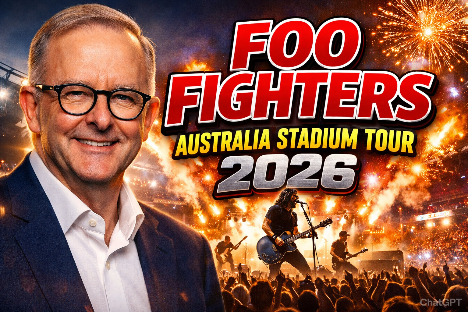 Foo Fighters Australia Stadium Tour 2026 Dates, Cities and Ticket Details