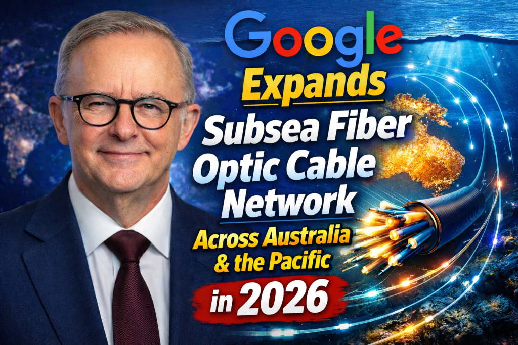 Google Expands Subsea Fiber Optic Cable Network Across Australia & the Pacific in 2026