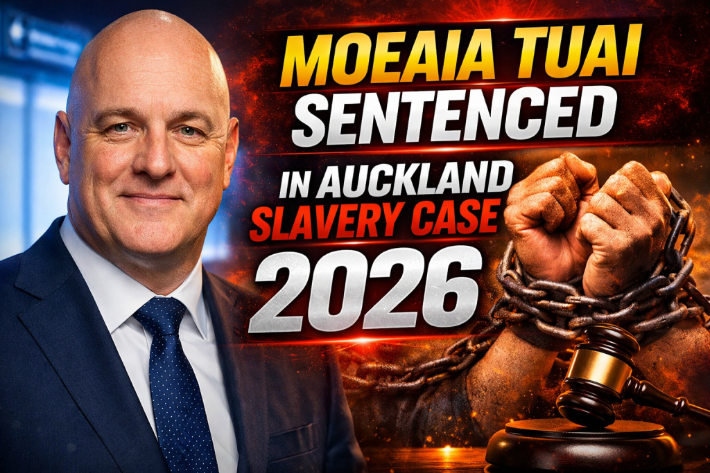 Moeaia Tuai Sentenced in Auckland Slavery Case 2026 – Court Decision Explained