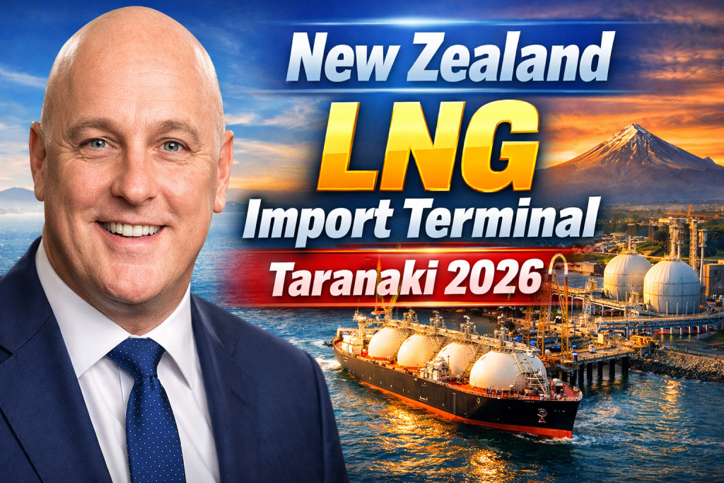 New Zealand LNG Import Terminal Taranaki 2026 Project Details, Timeline and Impact
