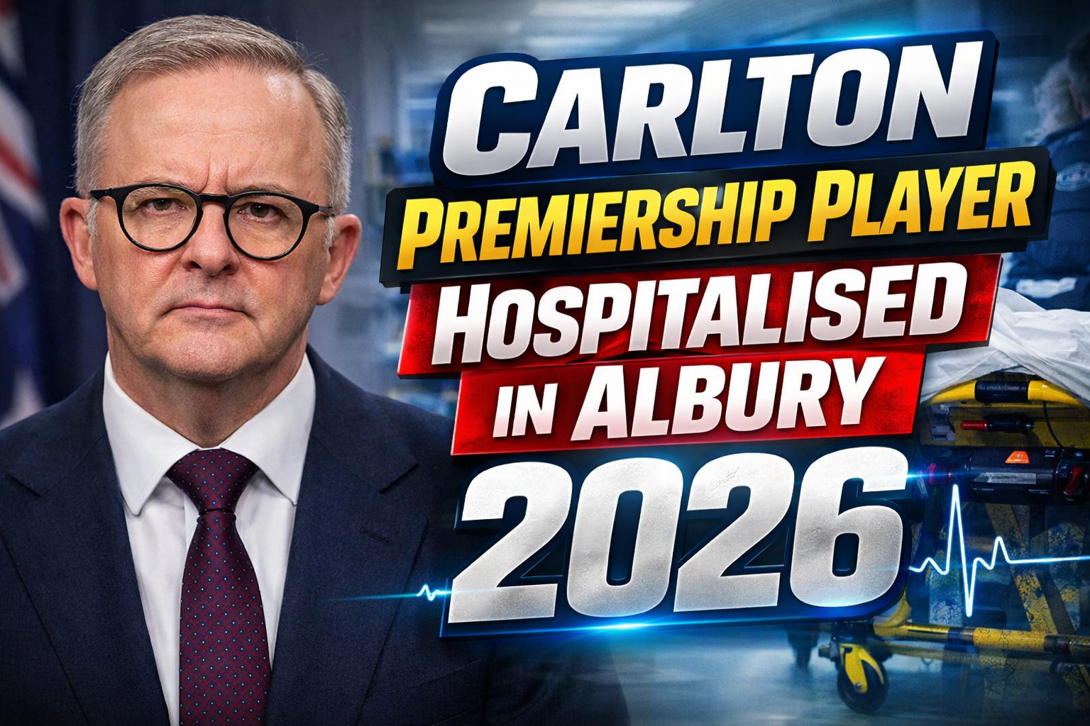 Peter Dean Assault News Carlton Premiership Player Hospitalised in Albury 2026