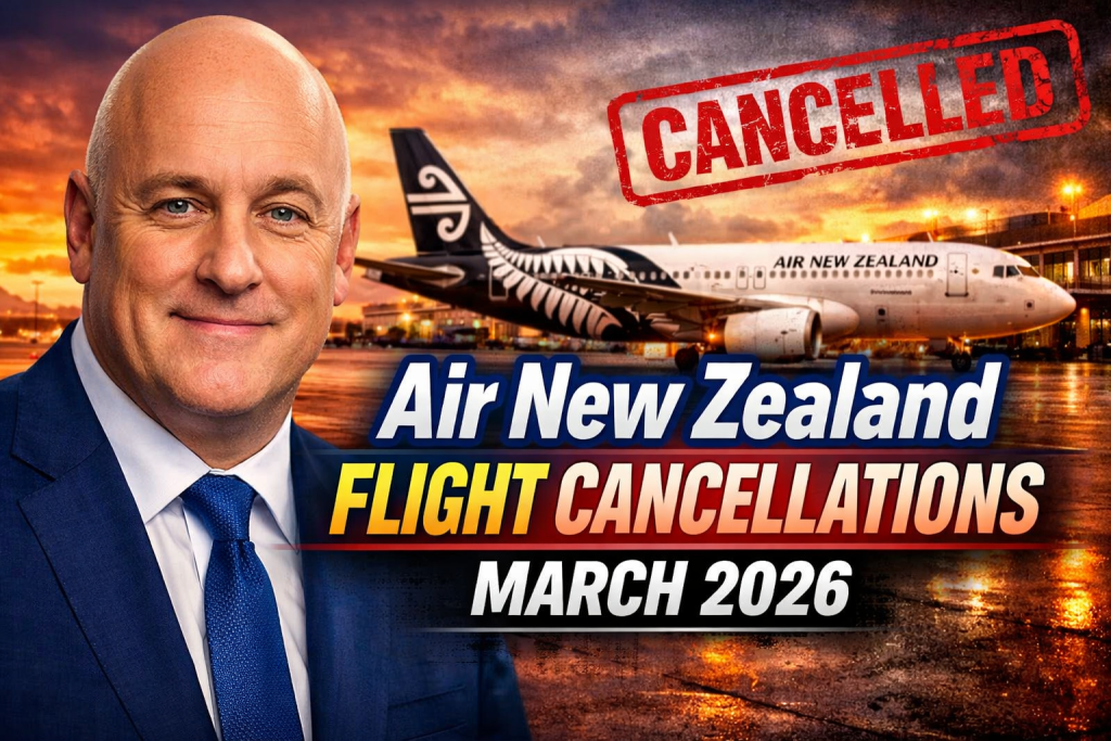 Air New Zealand Flight Cancellations March 2026 Middle East Crisis Disrupts Travel Routes for New Zealand Passengers