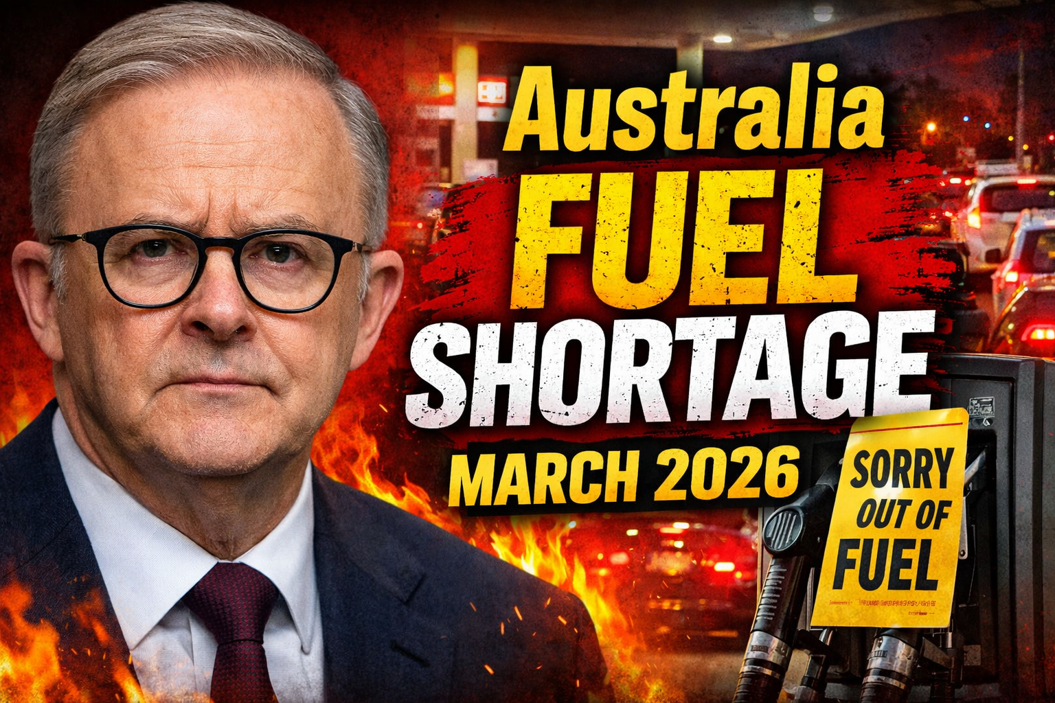 Australia Fuel Shortage March 2026 Diesel Crisis Hits NSW, Over 100 Stations Run Dry