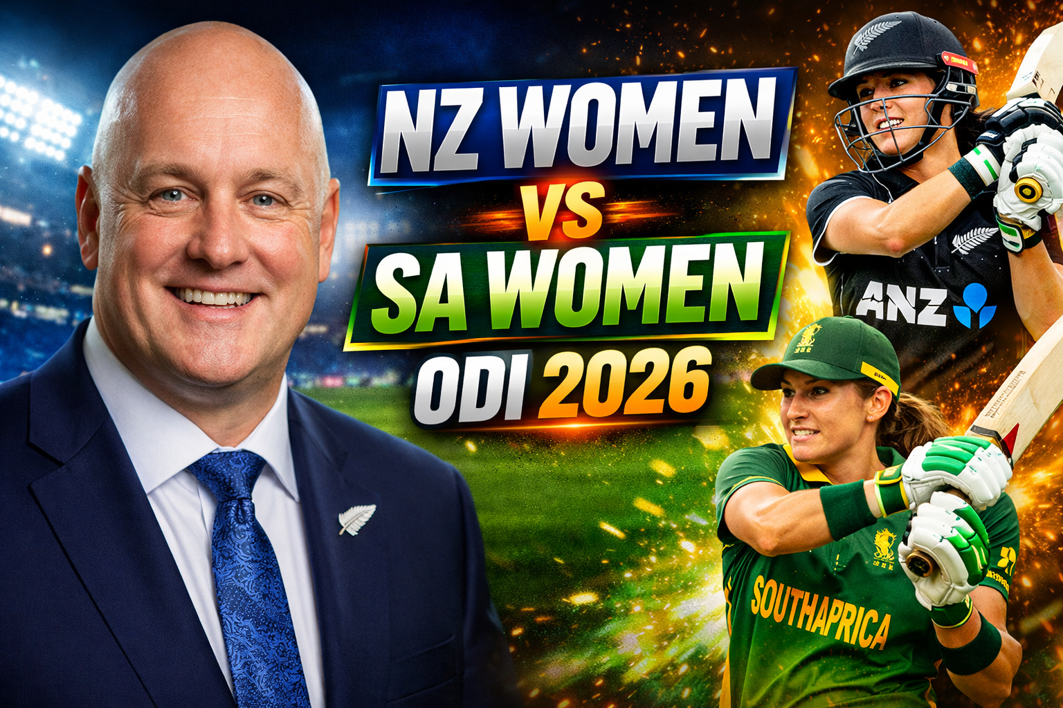 Luxon promotes NZ vs SA Women's ODI