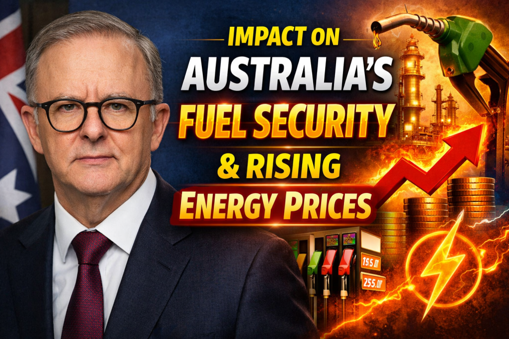 Middle East Tensions 2026 Impact on Australia’s Fuel Security and Rising Energy Prices