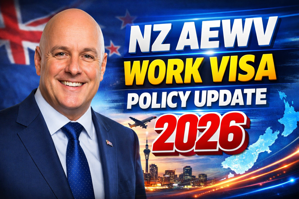 NZ AEWV Work Visa Policy Update 2026 Median Wage Rise and Expanded Occupation List