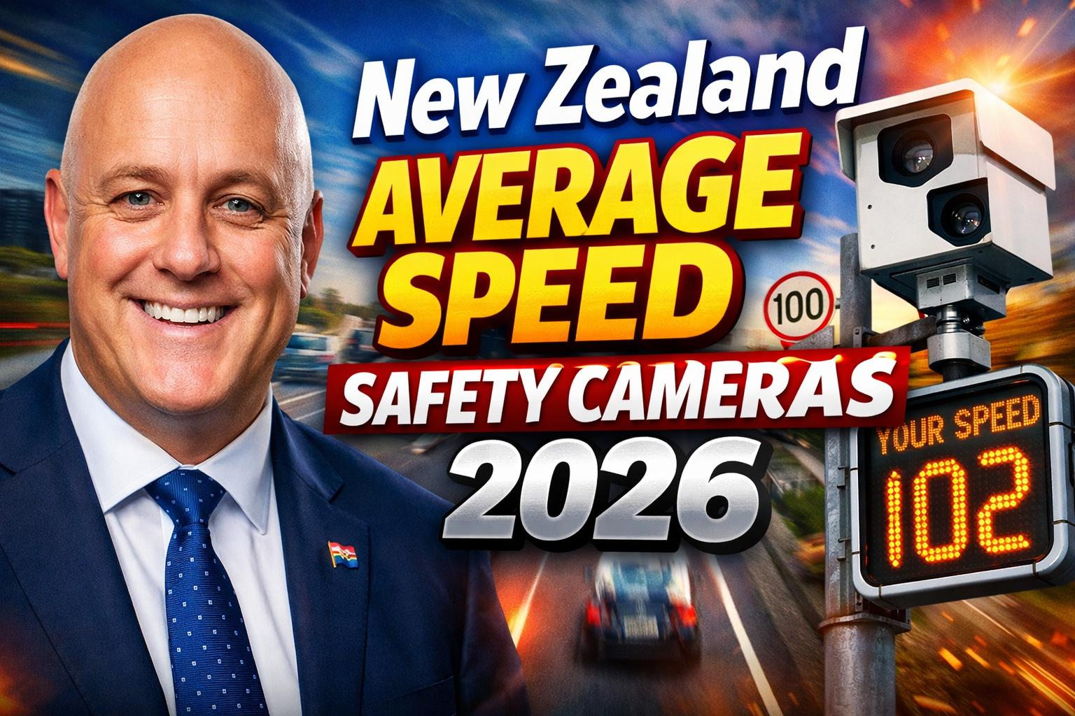 New Zealand Average Speed Safety Cameras 2026 Key Locations Across Auckland and Waikato Revealed