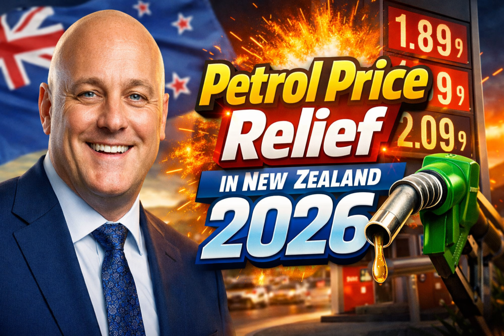 Petrol Price Relief in New Zealand 2026 Fuel Crisis Package and Household Support Explained