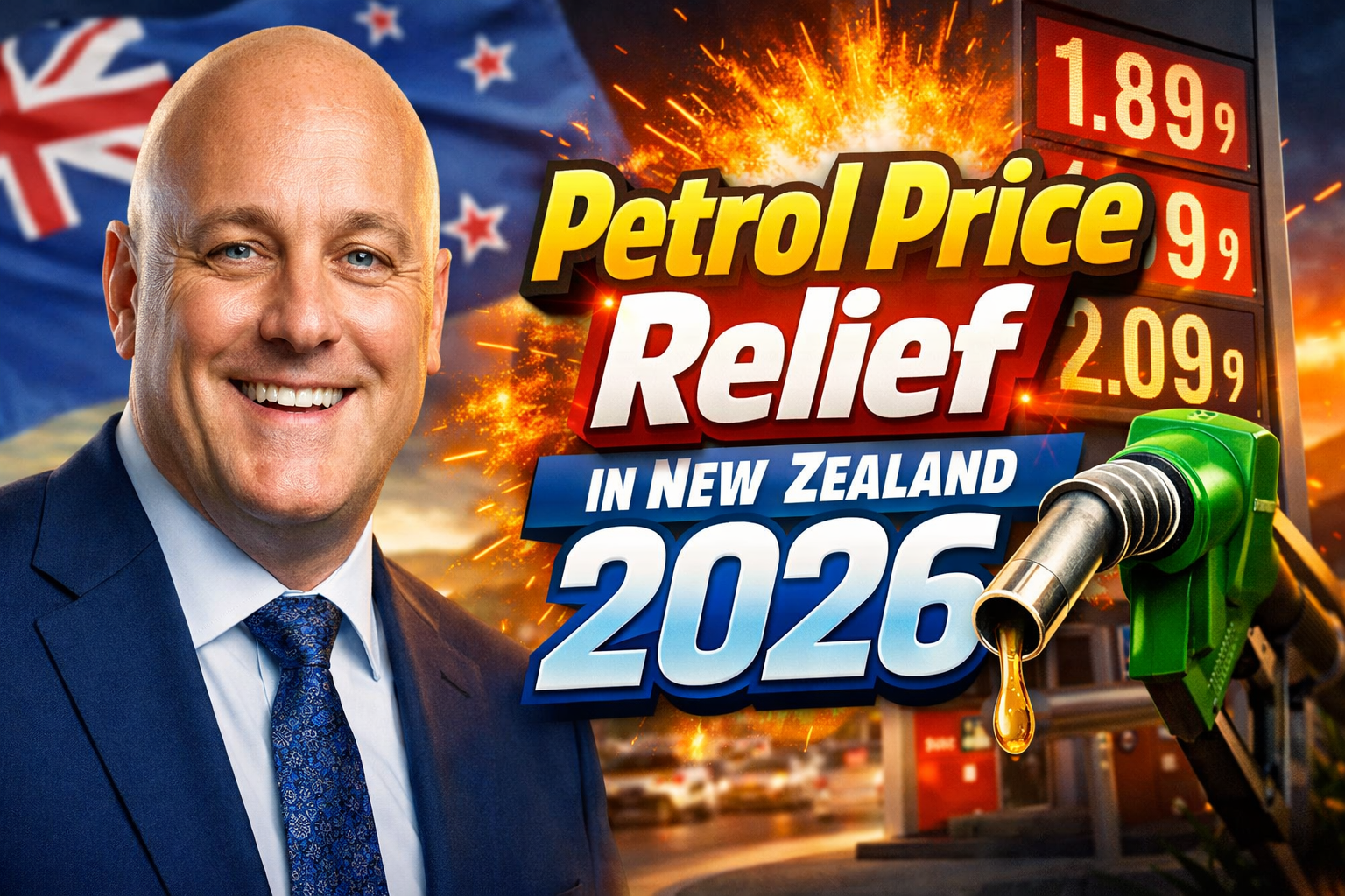 Petrol Price Relief in New Zealand 2026 Fuel Crisis Package and Household Support Explained