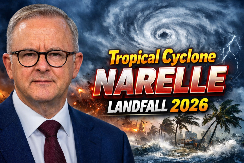 Tropical Cyclone Narelle Landfall 2026 Category 5 Storm Triggers Emergency Alerts in Queensland