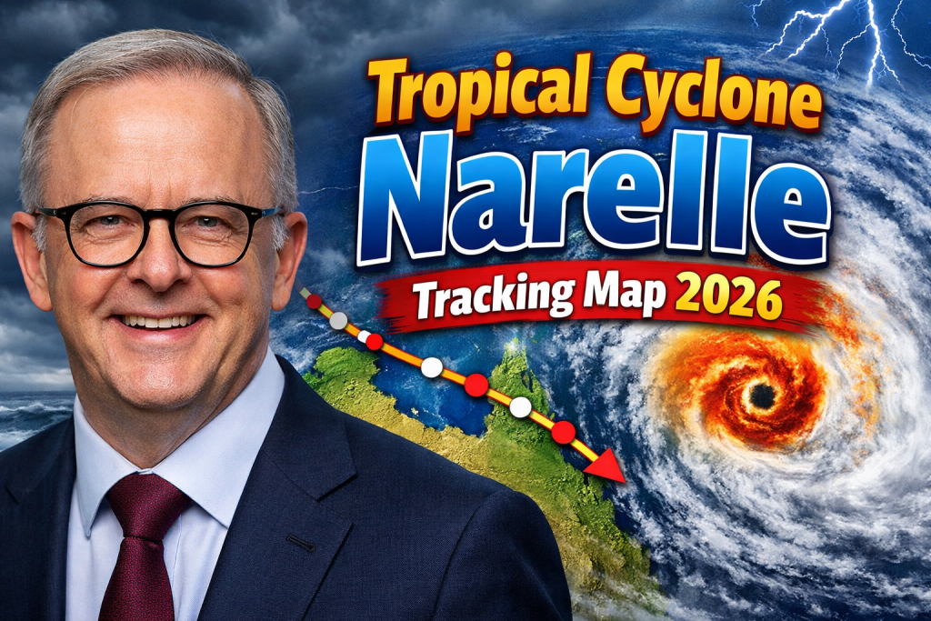 Tropical Cyclone Narelle Tracking Map 2026 Live Updates, Perth Flood Warnings & Western Australia Storm Damage