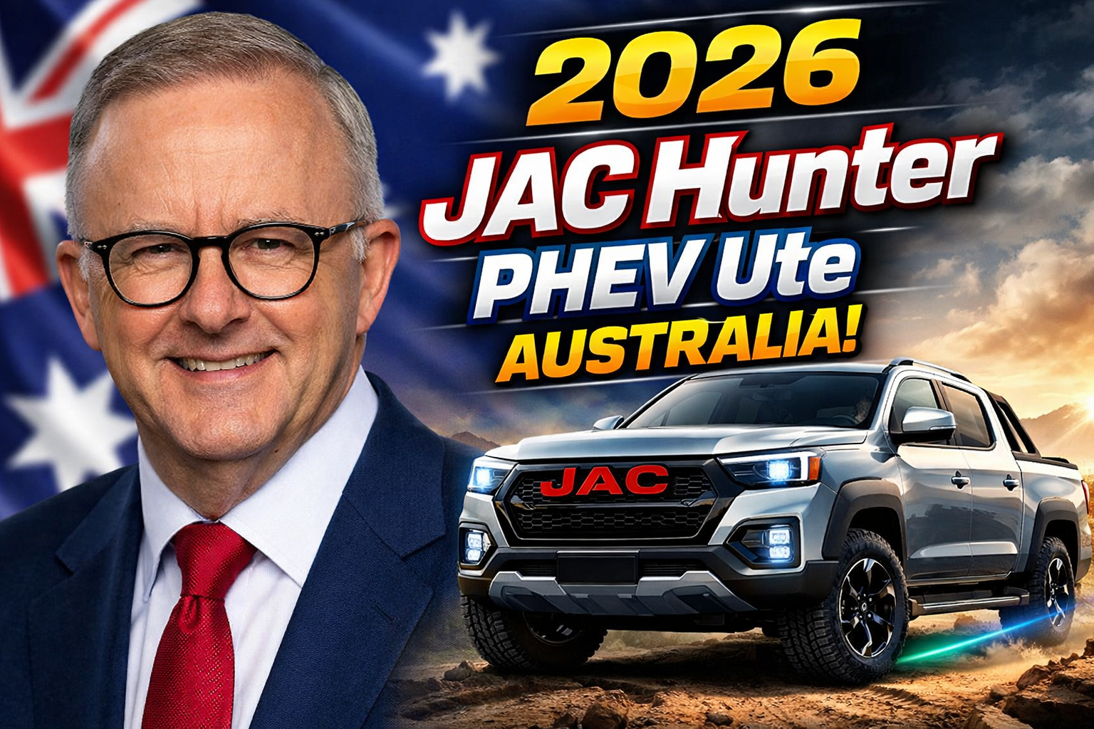 2026 JAC Hunter PHEV Ute Australia Price, Specs & How It Compares to BYD Shark 6