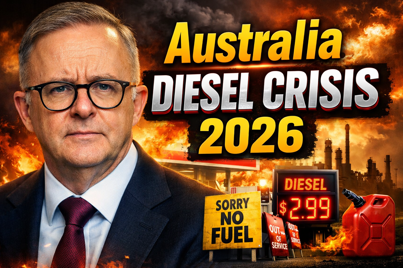 Australia Diesel Crisis 2026 Strategic Fuel Reserve Boost as Government Secures New Imports