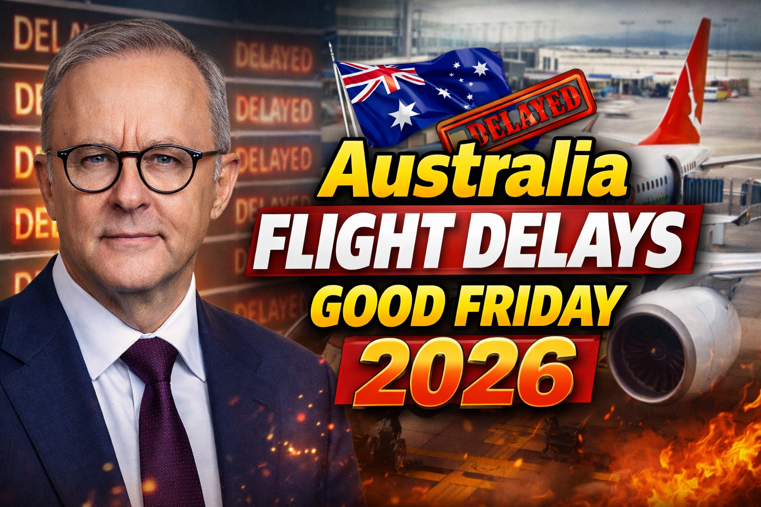 Australia Flight Delays Good Friday 2026 Qantas & Jetstar Cancellations Trigger Sydney Airport Chaos