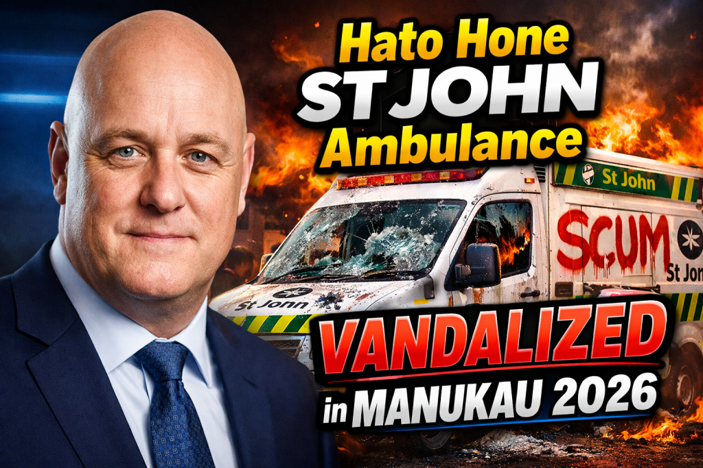 Hato Hone St John Ambulance Vandalized in Manukau 2026 Emergency Response Disrupted