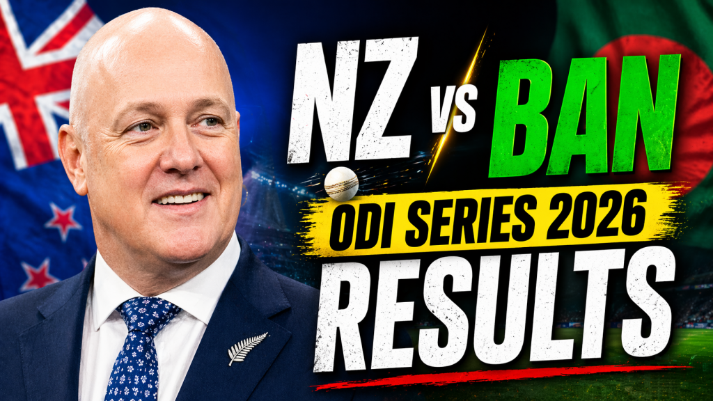 NZ vs BAN ODI Series 2026 Results Full Scorecards, Winners & Player Stats Breakdown