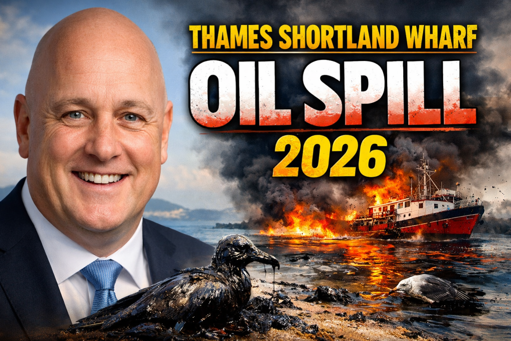 Thames Shortland Wharf Oil Spill 2026 MV Gleaner Sinking Triggers Diesel Leak and Environmental Concerns